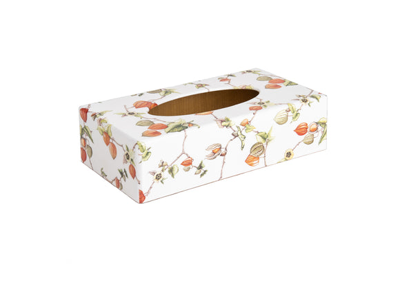 Orange Lantern wooden Tissue Box Cover