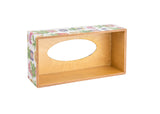 Silver Coral Rectangular Tissue Box Cover