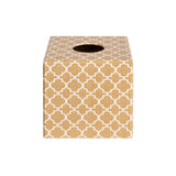 Gold Moroccan wooden Tissue Box Cover