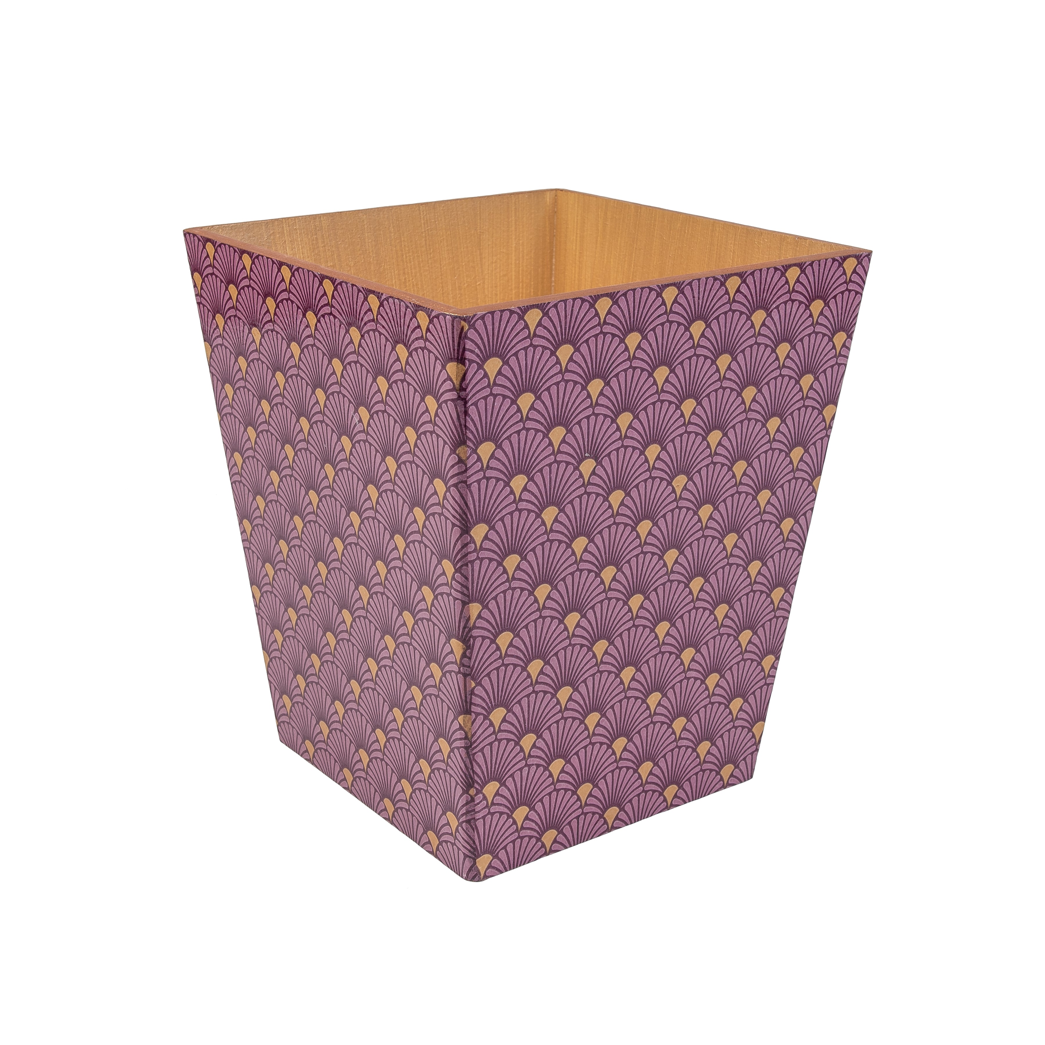 Art Deco Berry Tissue Box Cover and Waste Bin