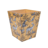 Gold Animal wooden Waste Paper Bin