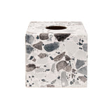 Terrazzo Grey wooden Tissue Box Cover