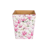 Pink Magnolia Waste Paper Bin