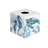 Seahorse tissue box cover