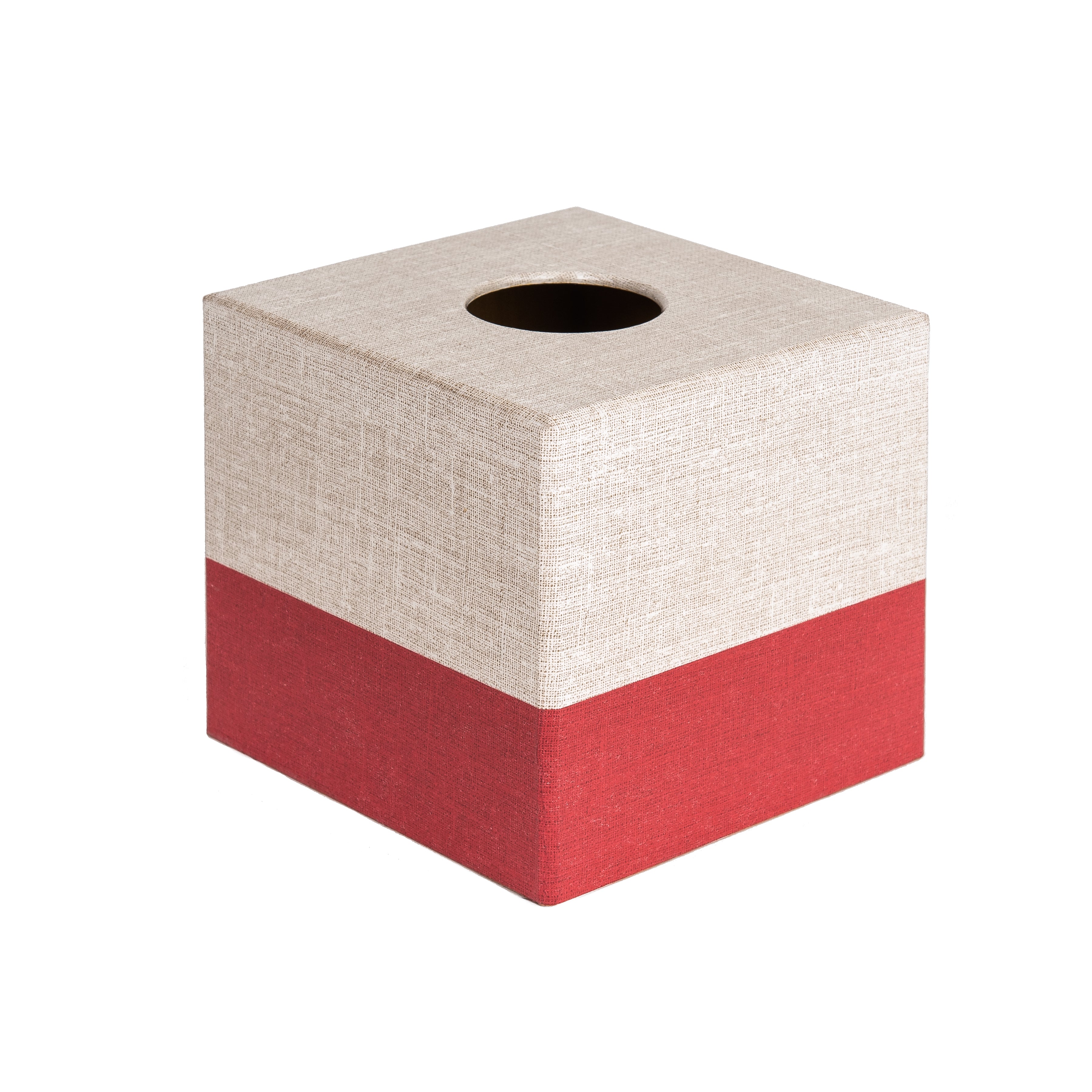 Tissue Box Cover - Handmade Hessian in various colours